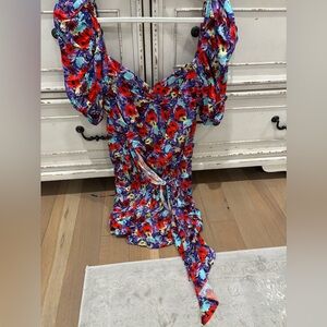 For love and lemons chiara puff sleeve mini dress